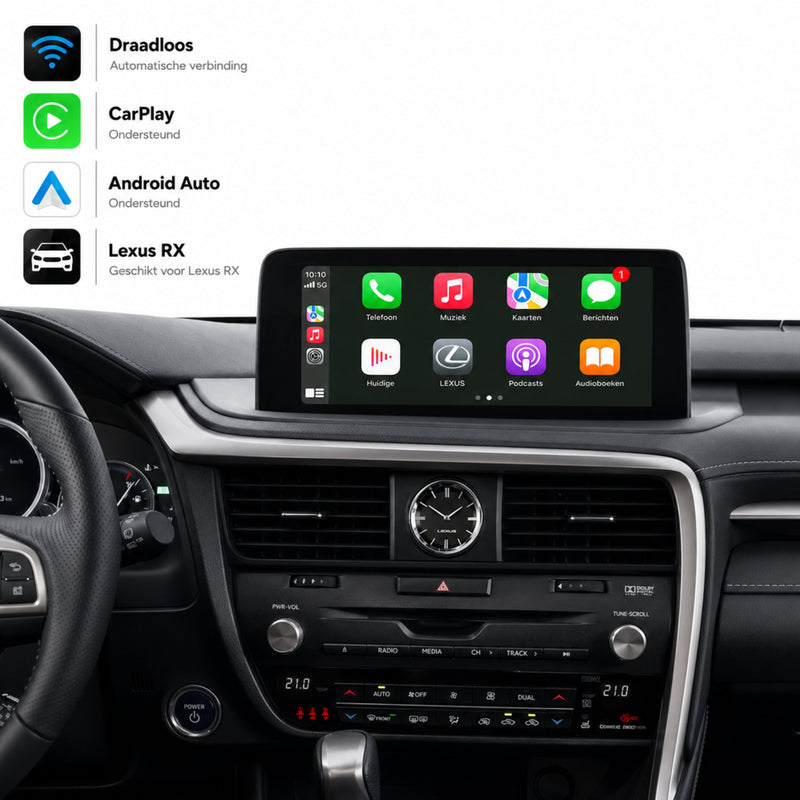 Lexus RX | 2016 t/m 2018 | CarPlay & Android Auto Box | Draaiknop-1