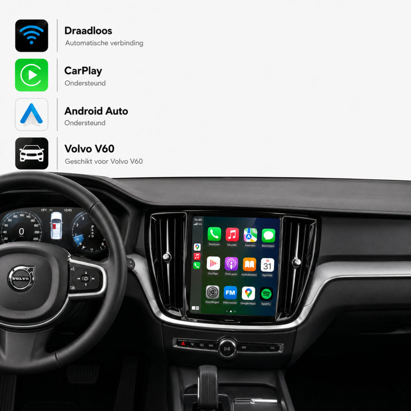 Volvo V60 | 2018 t/m 2021 | CarPlay & Android Auto Box | Sensus Navigation-1