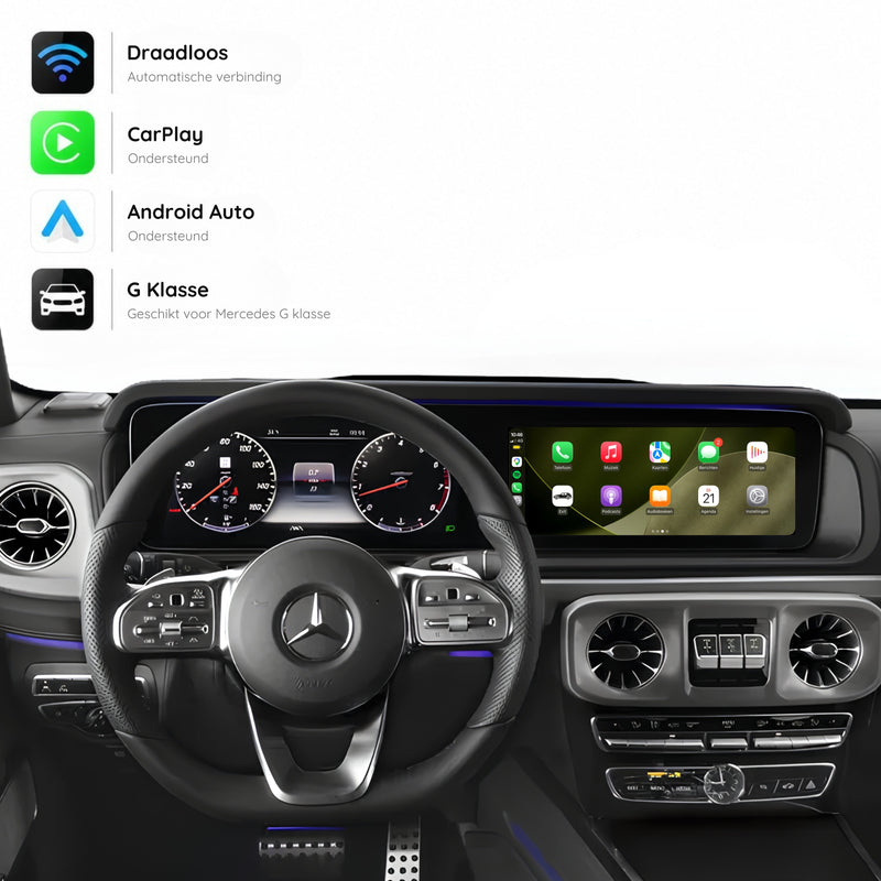 Mercedes G-Klasse W463 | 2018 t/m 2024 | CarPlay & Android Auto Box | NTG 5.5-1