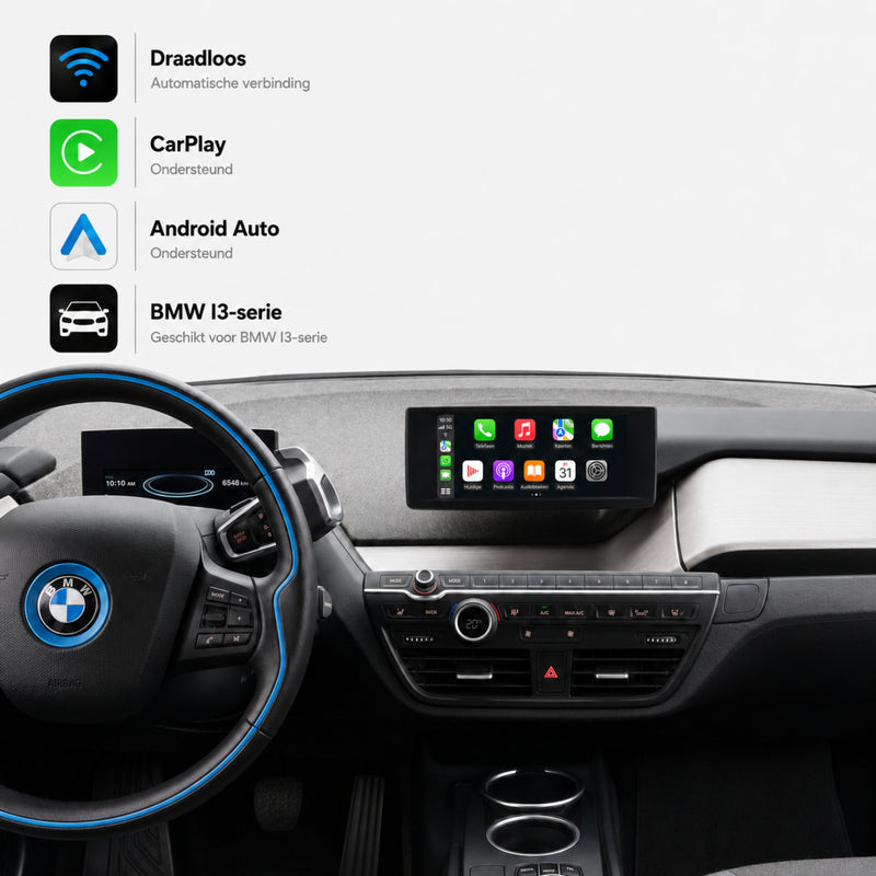 BMW i3 I01 | 2013 t/m 2018 | CarPlay & Android Auto Box | NBT-1