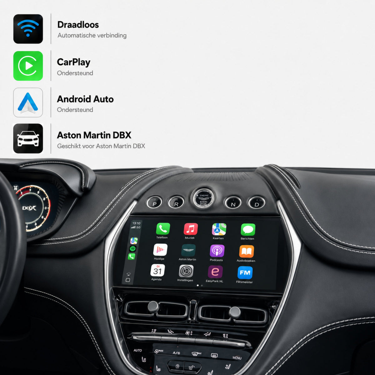 Aston Martin DBX | 2016 t/m 2023 | CarPlay & Android Auto Box-1