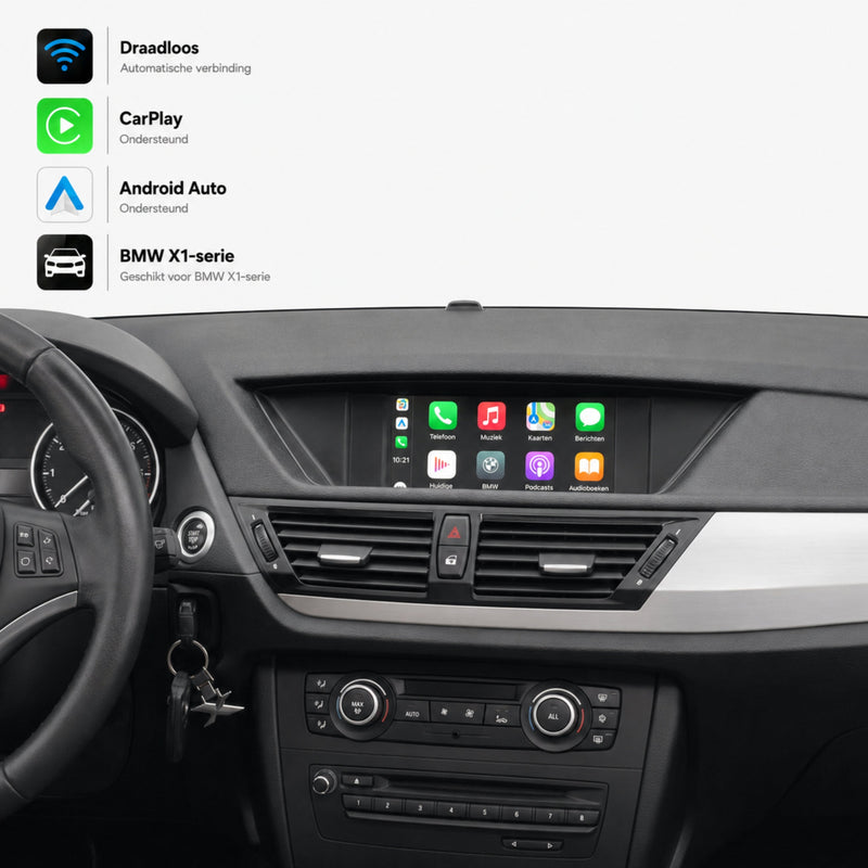 BMW X1 E84 | 2009 t/m 2013 | CarPlay & Android Auto Box | CIC-1