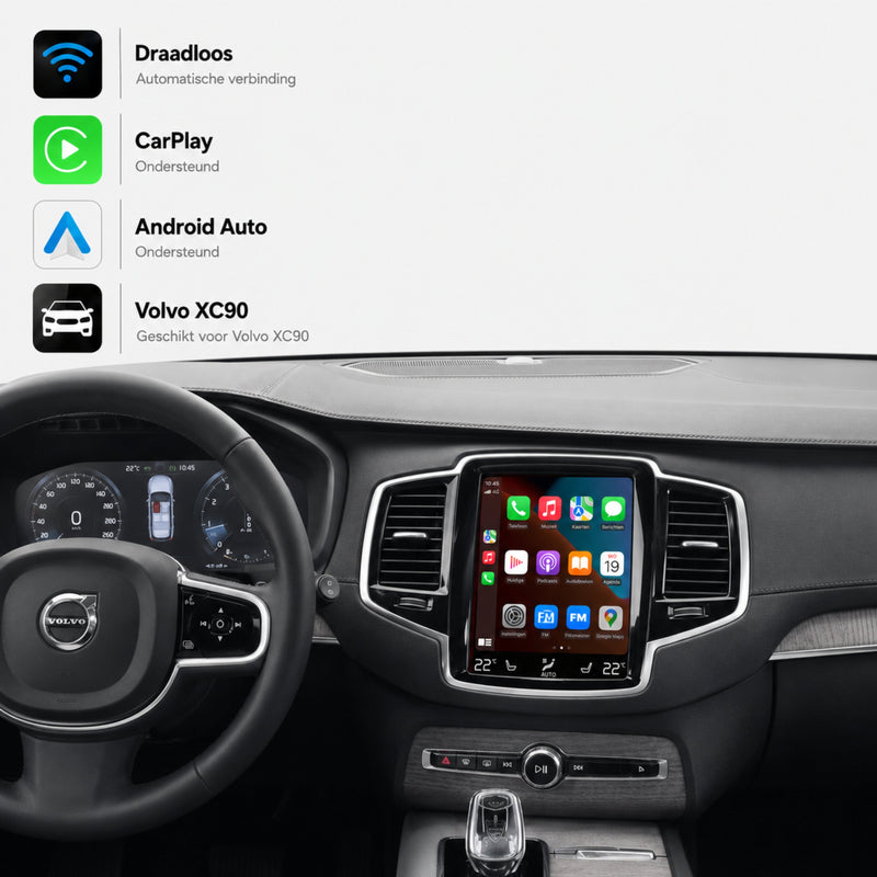 Volvo XC90 | 2015 t/m 2021 | CarPlay & Android Auto Box | Sensus Navigation-1