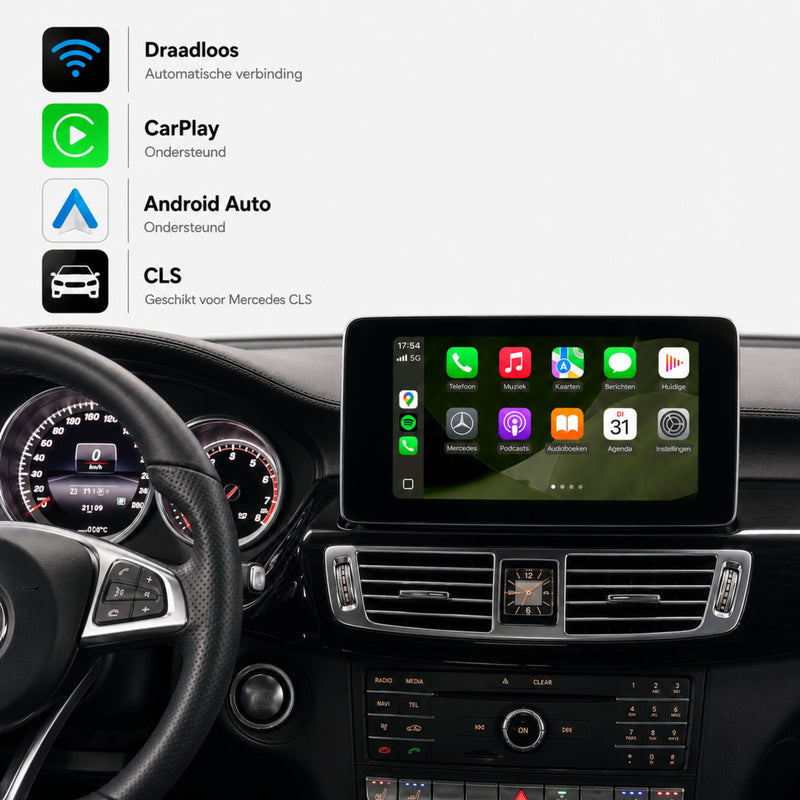Mercedes CLS-Klasse W218 | 2015 t/m 2017 | CarPlay & Android Auto Box | NTG 5.0-1