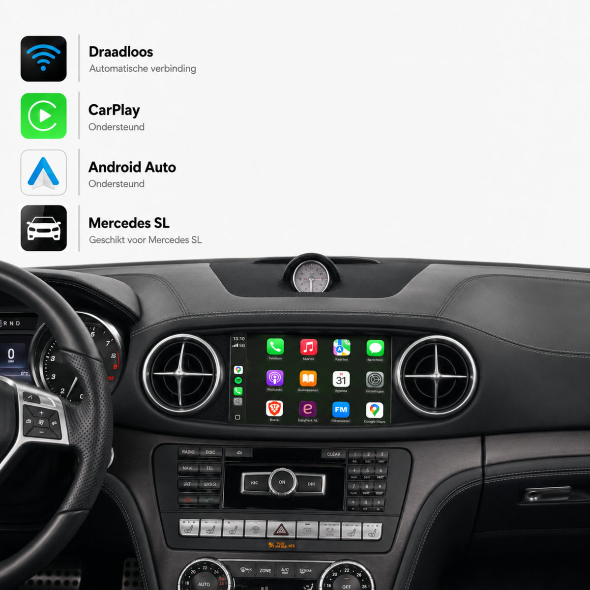 Mercedes SL W231 | 2012 t/m 2016 | CarPlay & Android Auto Box | NTG 4.5-1