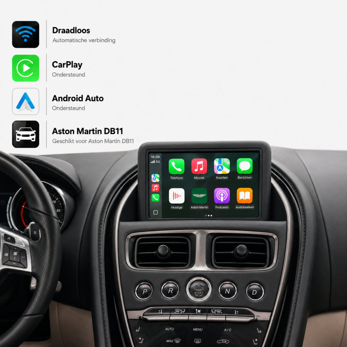 Aston Martin DB11 | 2016 bis 2023 | CarPlay & Android Auto Box