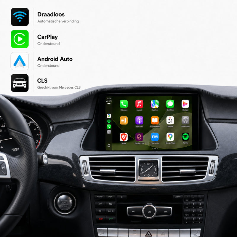 Mercedes CLS W218 | 2011 t/m 2015 | CarPlay & Android Auto Box | NTG 4.5-1