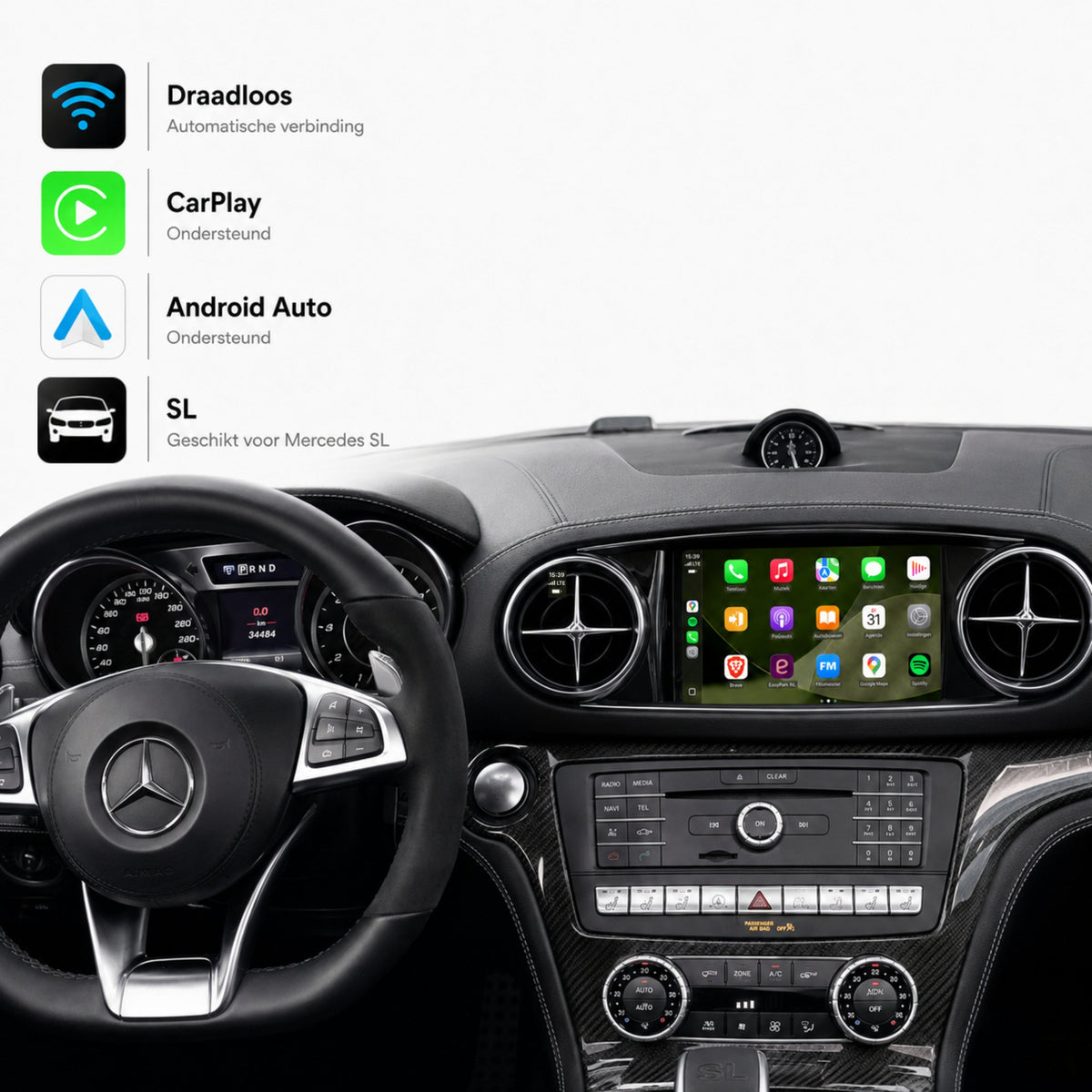 Mercedes SL-Klasse R231 | 2016 bis 2020 | CarPlay & Android Auto Box | NTG 5.0