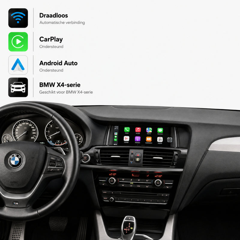 BMW X4 F26 | 2014 t/m 2016 | CarPlay & Android Auto Box | NBT-1