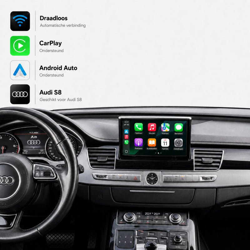 Audi S8 | 2012 t/m 2018 | CarPlay & Android Auto Box | MMI 3G-1