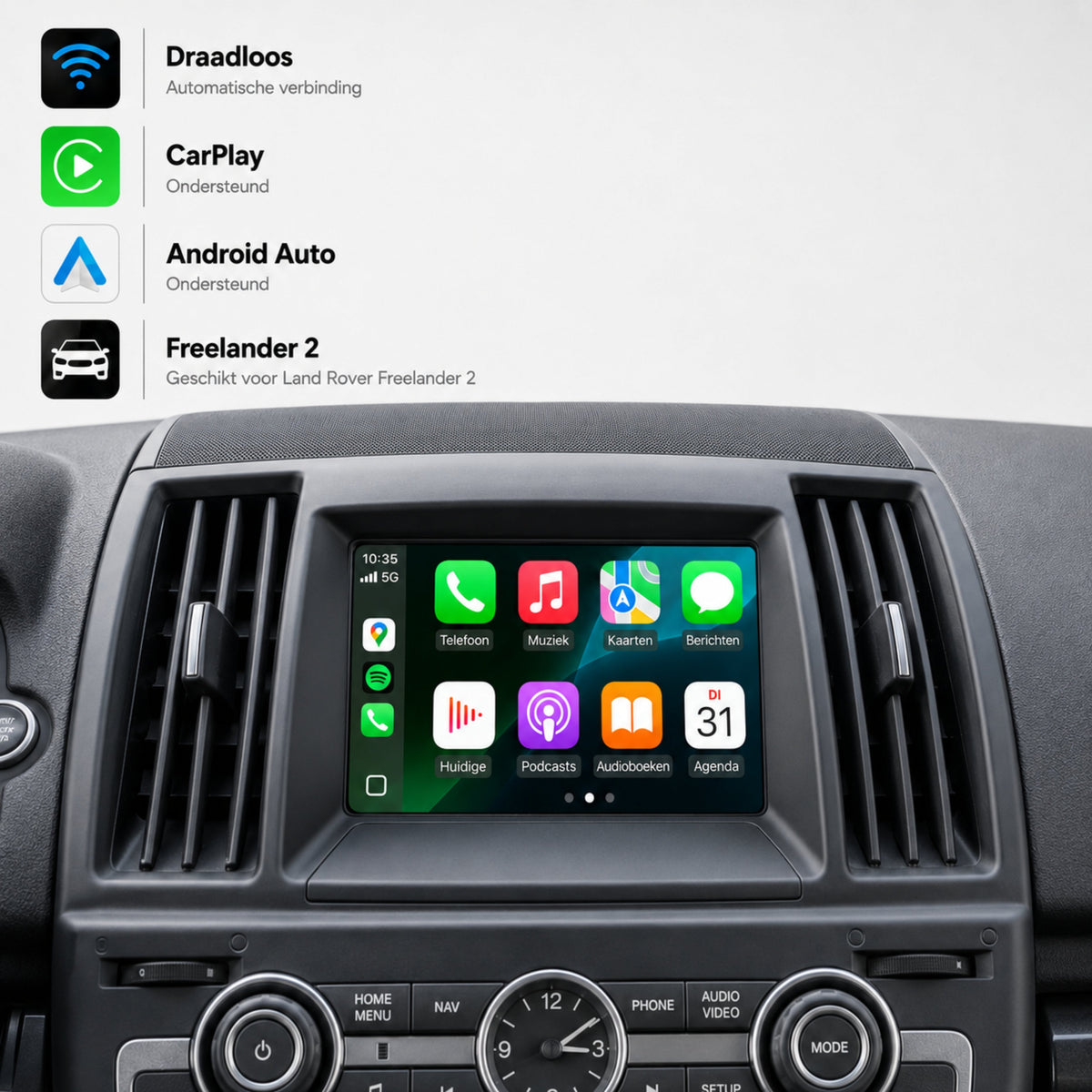 Land Rover Freelander 2 | 2013 fino al 2015 | Box CarPlay & Android Auto | Bosch