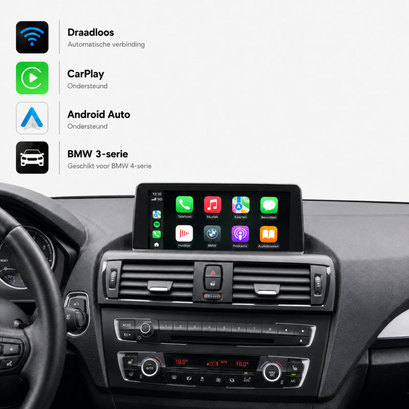 BMW 4 Serie F32/F33/F36 | 2013 t/m 2016 | CarPlay & Android Auto Box | NBT-1