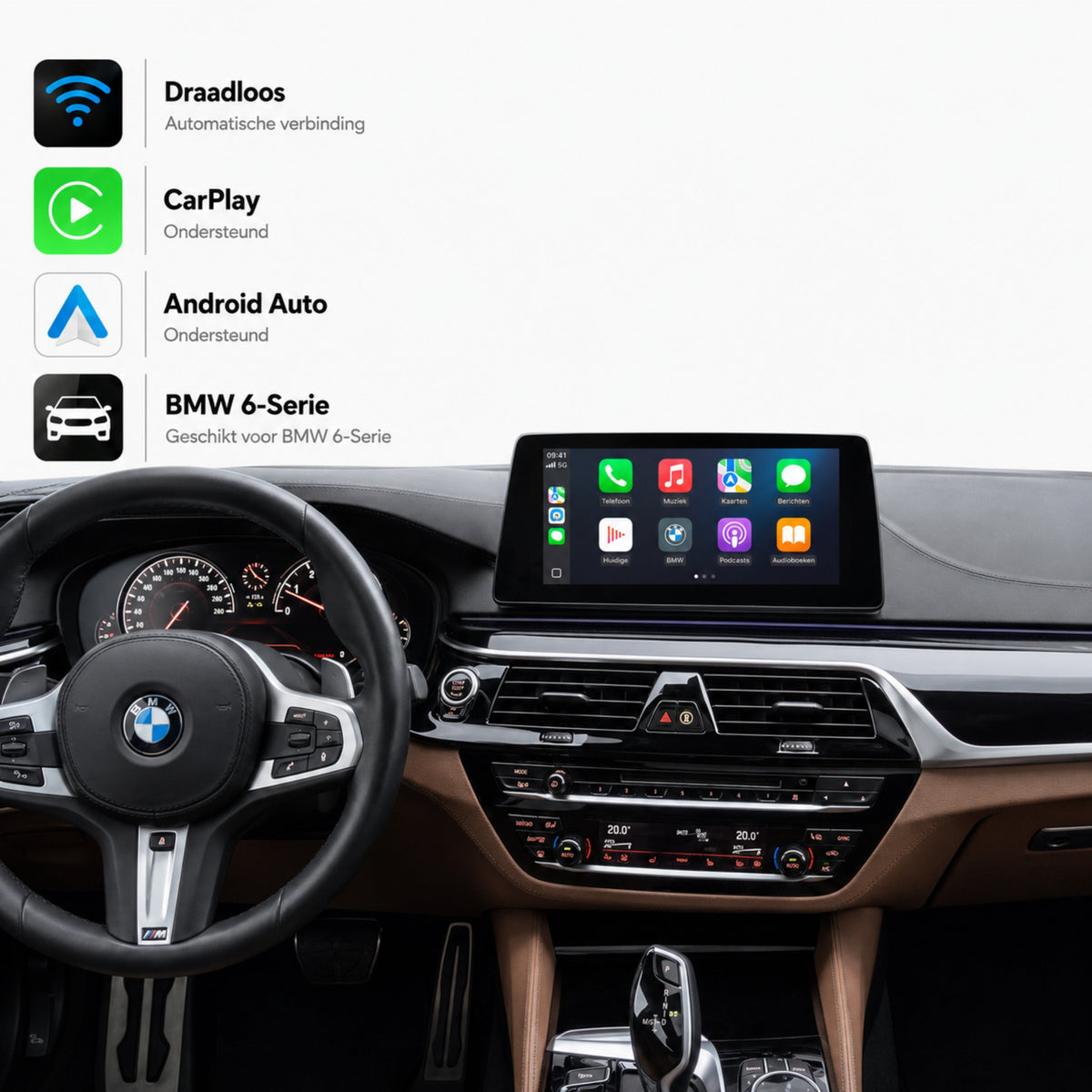 BMW 6 Series F06/F12/F13 | 2016 to 2020 | CarPlay & Android Auto Box | NBT EVO