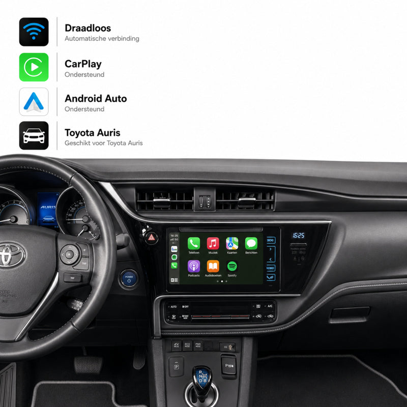 Toyota Auris | 2016 t/m 2019 | CarPlay & Android Auto Box | Touch 2 | Panasonic-1