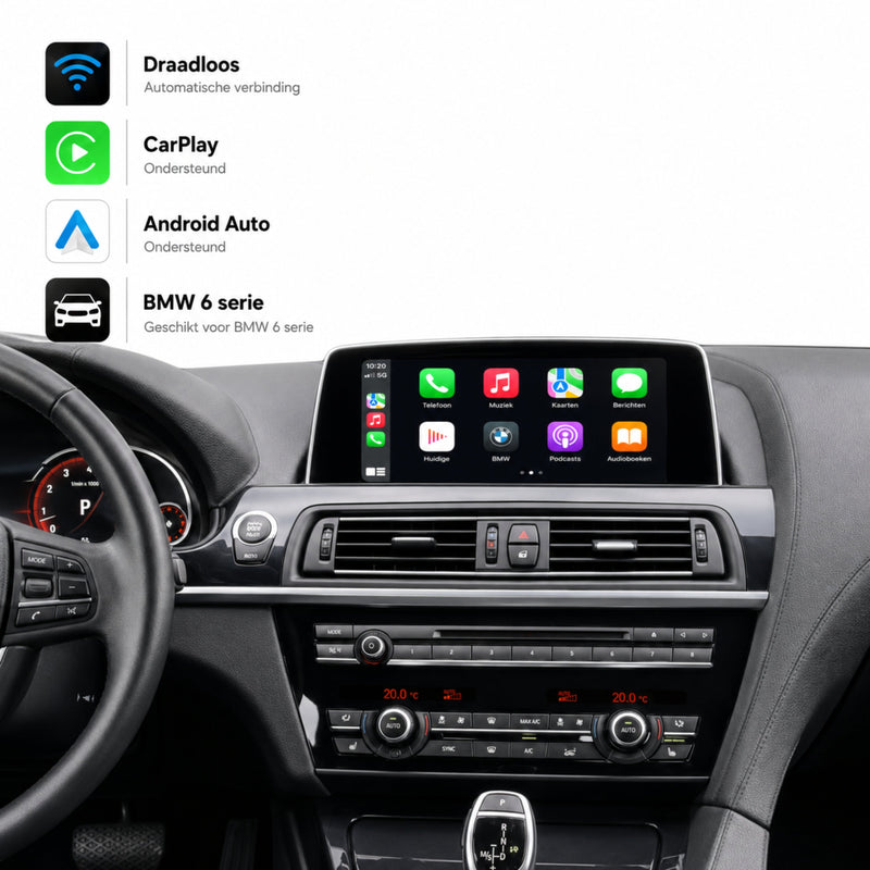 BMW 6 Serie F06/F12/F13 | 2012 t/m 2016 | CarPlay & Android Auto Box | NBT-1