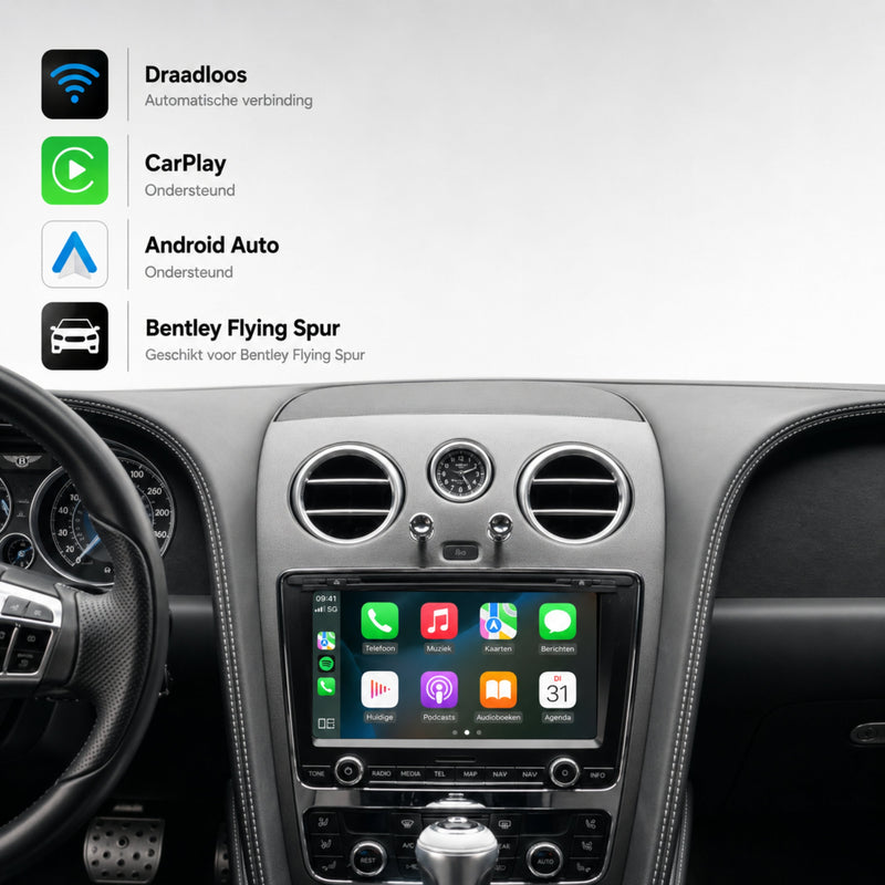 Bentley Flying Spur | 2012 t/m 2019 | CarPlay & Android Auto Box-1