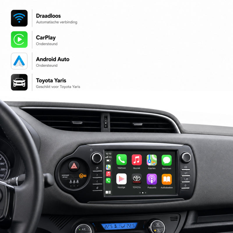 Toyota Yaris | 2017 t/m 2020 | CarPlay & Android Auto Box | Touch 2 | Pioneer-1
