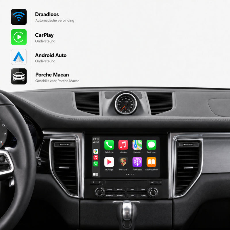 Porsche Macan (95B) | 2014 t/m 2015 | CarPlay & Android Auto Box | PCM 3.1-1