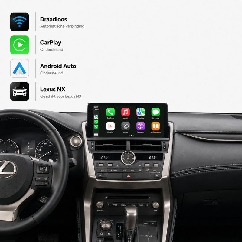Lexus NX | 2014 t/m 2017 | CarPlay & Android Auto Box | Kleine Touchpad-1