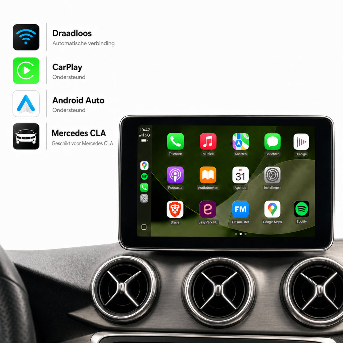 Mercedes CLA-Klasse W117 | 2015 t/m 2019 | CarPlay & Android Auto Box | NTG 5.0-1