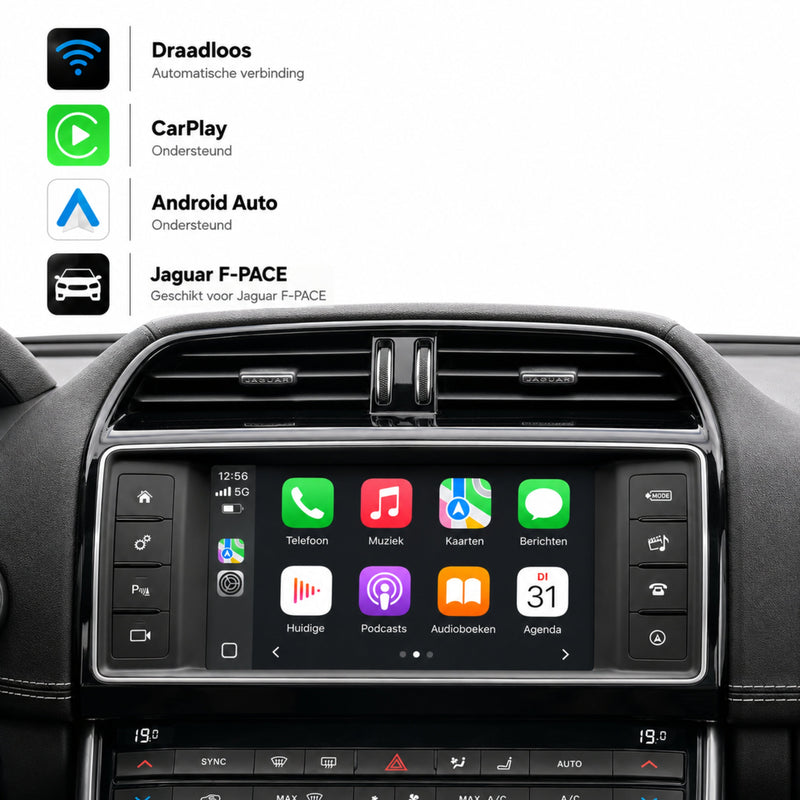 Jaguar F-PACE | 2016 t/m 2020 | CarPlay & Android Auto Box | Harman-1