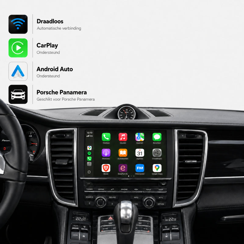 Porsche Panamera (970) | 2009 t/m 2016 | CarPlay & Android Auto Box | PCM 3.1-1