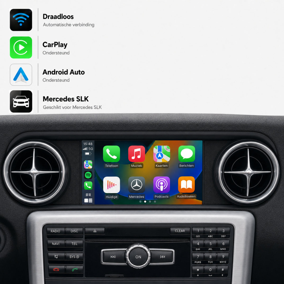 Mercedes SLK W172 | 2011 bis 2016 | CarPlay & Android Auto Box | NTG 4.5