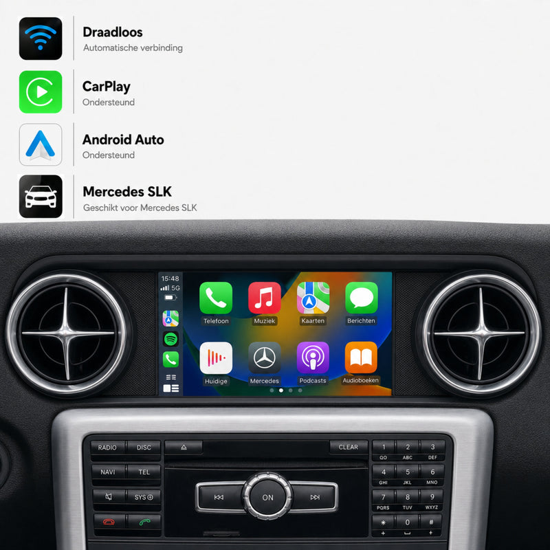 Mercedes SLK W172 | 2011 t/m 2016 | CarPlay & Android Auto Box | NTG 4.5-1