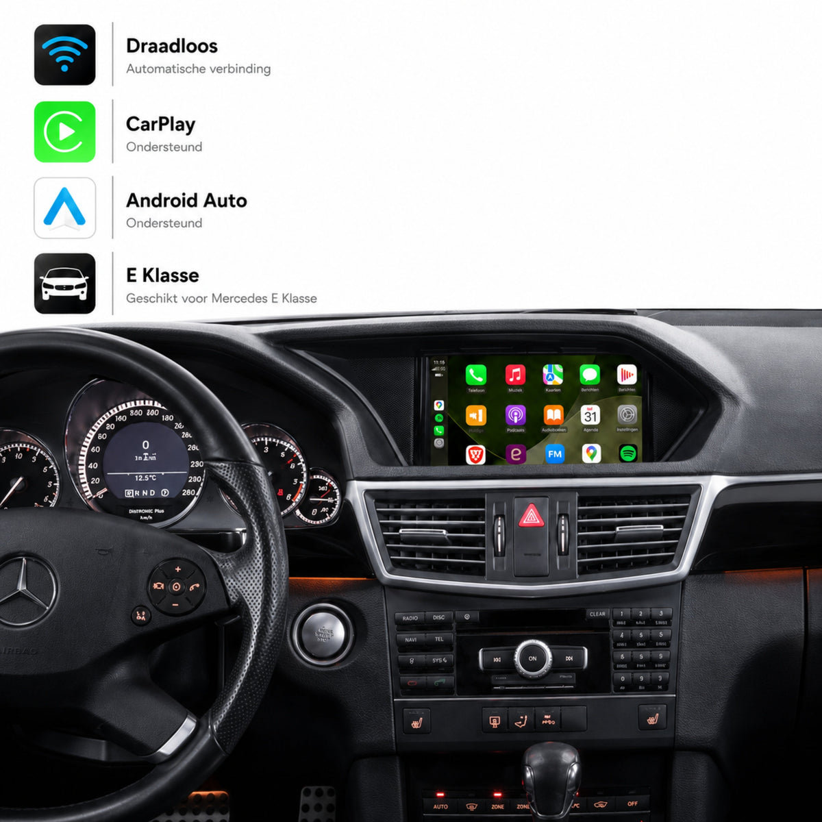 Mercedes E-Klasse | 2009 bis 2012 | CarPlay & Android Auto Box | NTG 4.0