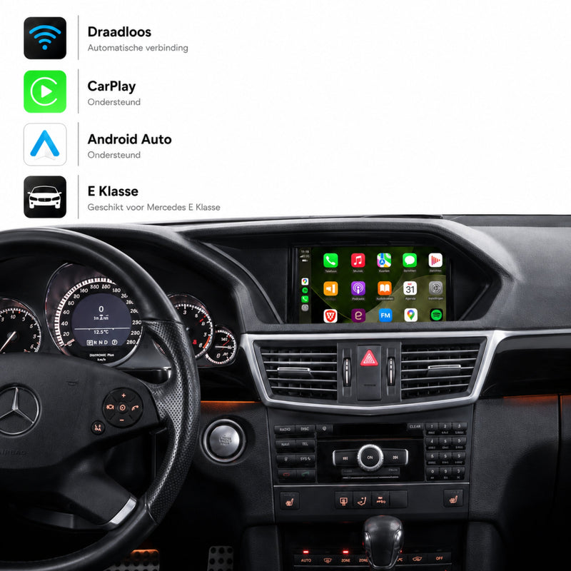 Mercedes E-Klasse | 2009 t/m 2012 | CarPlay & Android Auto Box | NTG 4.0-1