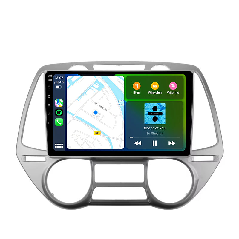 Hyundai i20 | Android 13 | Autoradio | 2008 t/m 2014 | CarPlay & Android Auto-5