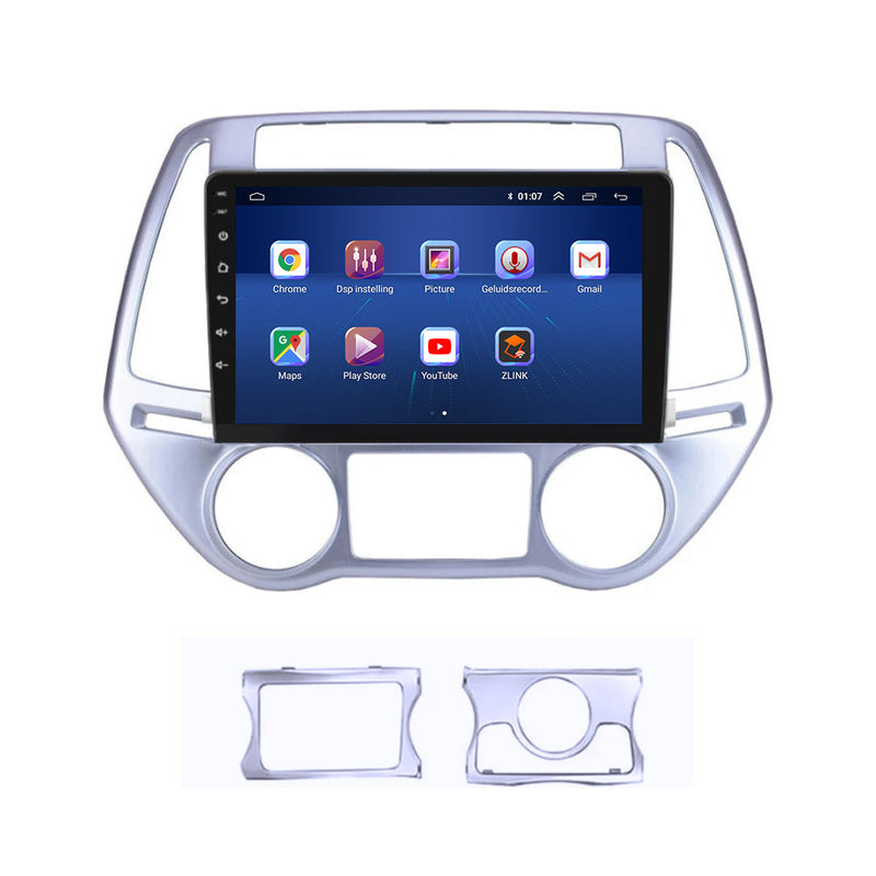 Hyundai i20 | Android 13 | Autoradio | 2008 t/m 2014 | CarPlay & Android Auto-3