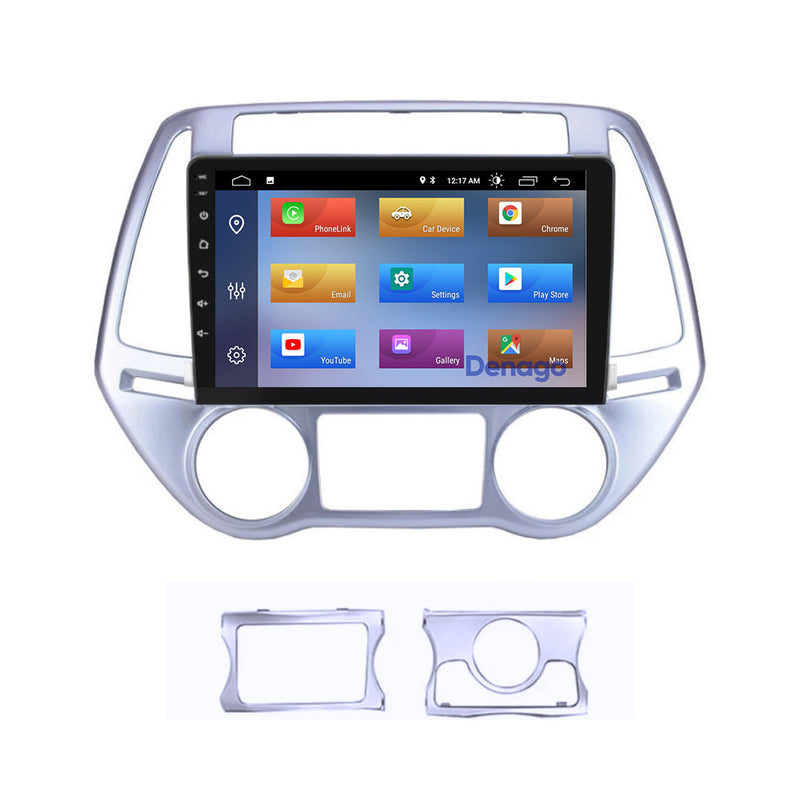 Hyundai i20 CarPlay autoradio | 2008 t/m 2014 | Denago DNG-A154 | 9 inch | Android 13 | Draadloos CarPlay & Android Auto-3