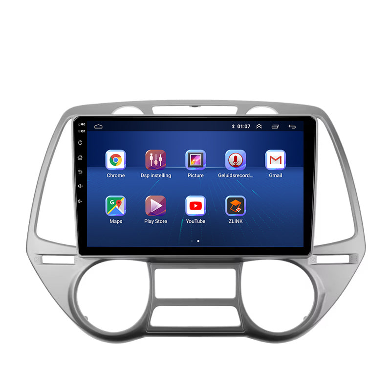 Hyundai i20 | Android 13 | Autoradio | 2008 t/m 2014 | CarPlay & Android Auto-3