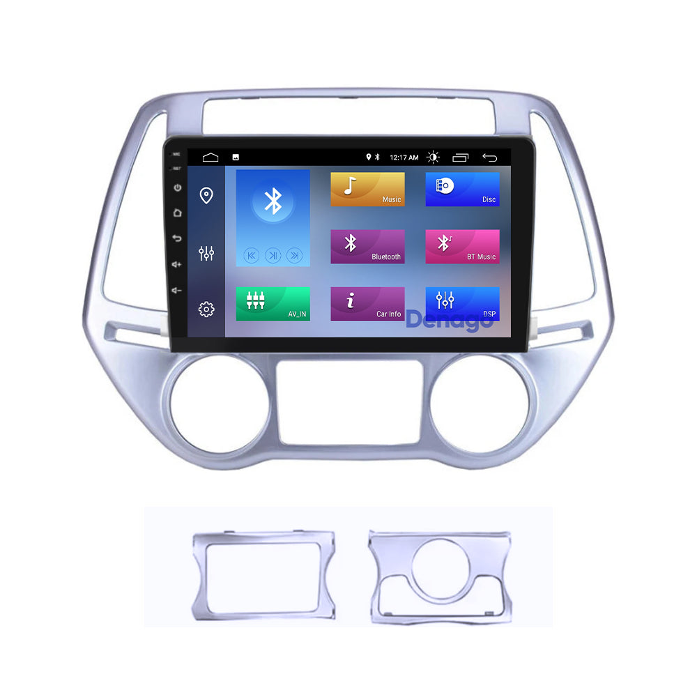 Hyundai i20 CarPlay autoradio | 2008 t/m 2014 | Denago DNG-A154 | 9 inch | Android 13 | Draadloos CarPlay & Android Auto-6