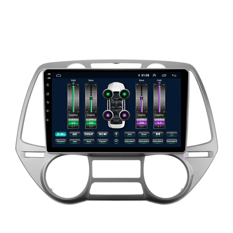 Hyundai i20 | Android 13 | Autoradio | 2008 t/m 2014 | CarPlay & Android Auto-7