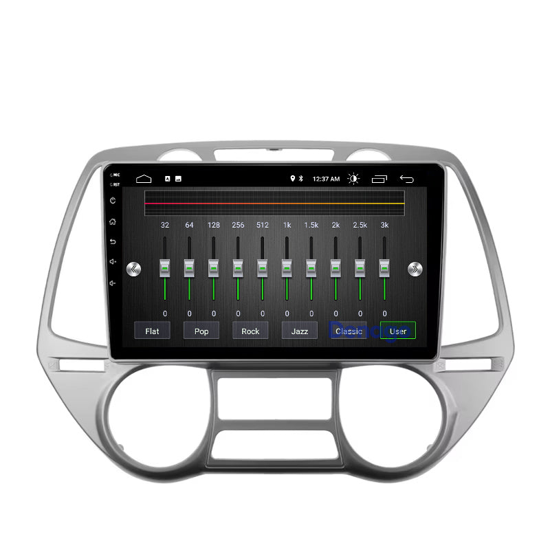 Hyundai i20 CarPlay autoradio | 2008 t/m 2014 | Denago DNG-A336 | 9 inch | Android 13 | Draadloos CarPlay & Android Auto