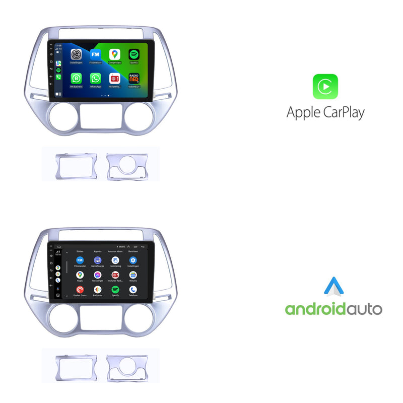 Hyundai i20 | Android 13 | Autoradio | 2008 t/m 2014 | CarPlay & Android Auto-2