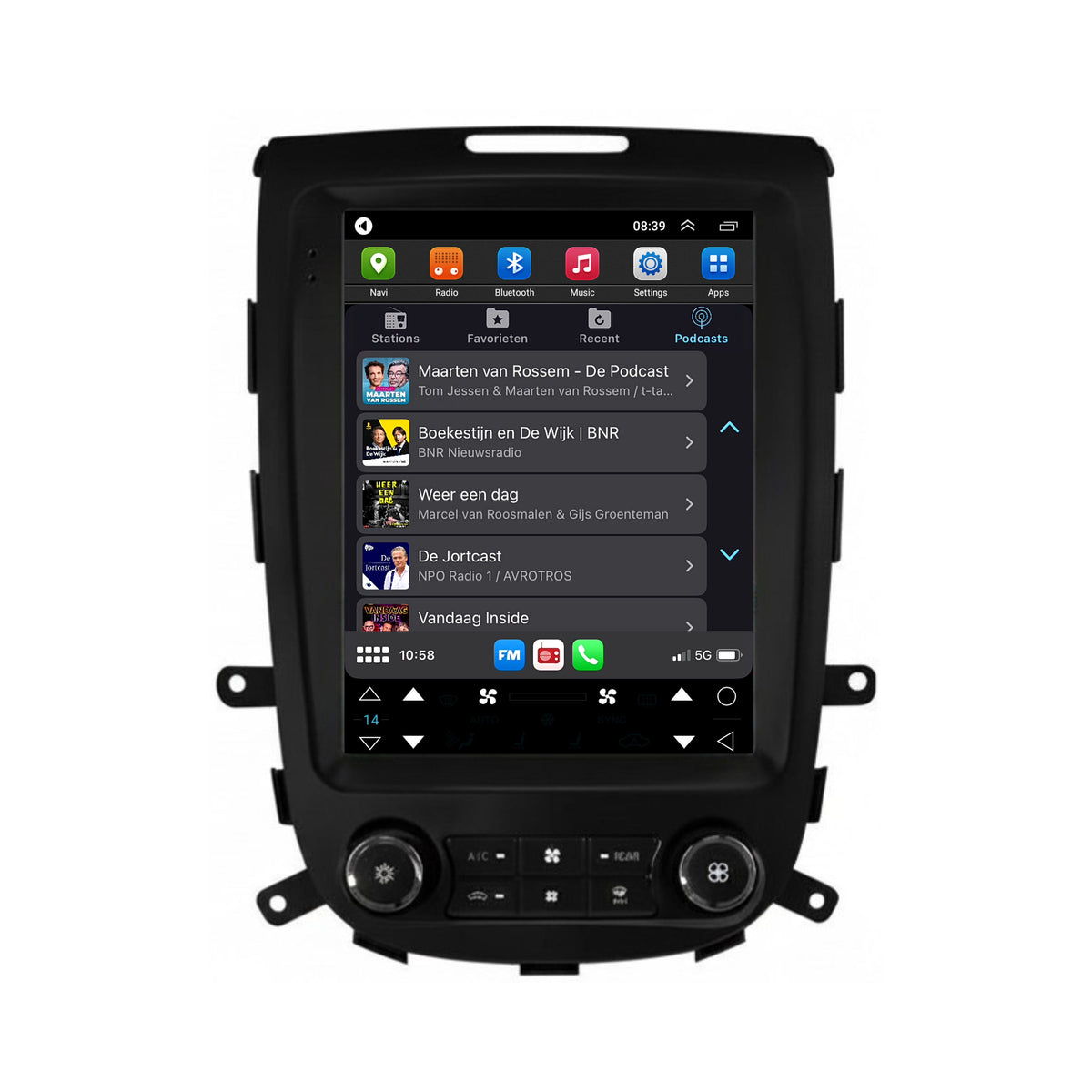 Hyundai Santa Fe 2 CarPlay & Android Auto autoradio | 2006 t/m 2012 | Android 15 | Davilon-5