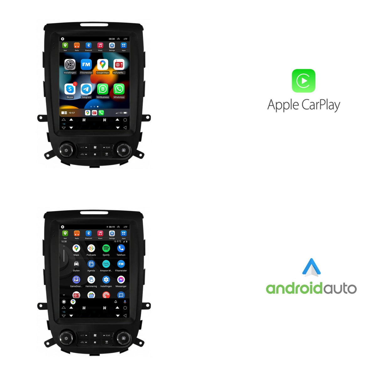 Hyundai Santa Fe 2 CarPlay & Android Auto autoradio | 2006 t/m 2012 | Android 15 | Davilon-2