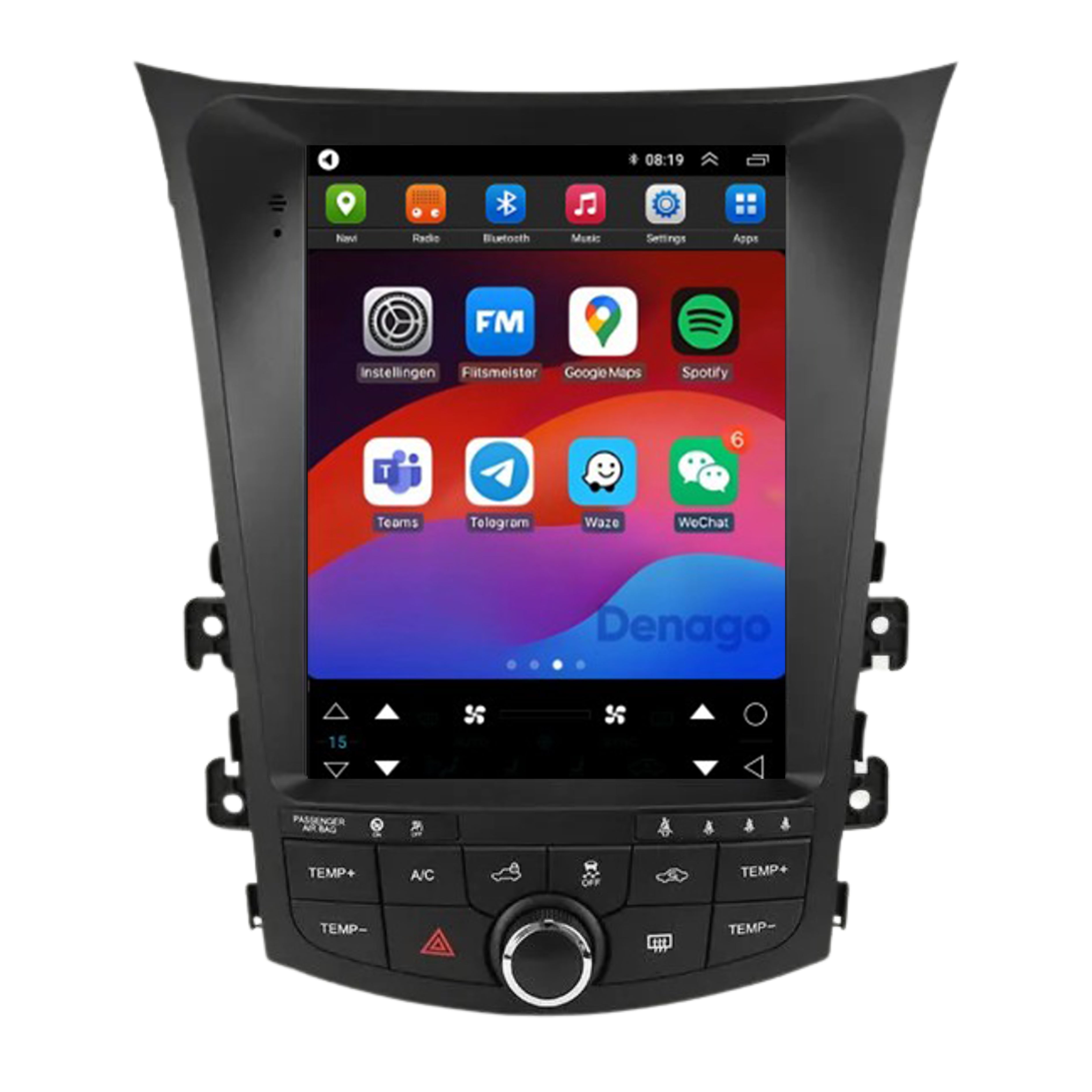 Hyundai i30 CarPlay autoradio | 2012 t/m 2017 | Denago DNG-A411 | Tesla Style | Android 13 | Draadloos CarPlay & Android Auto