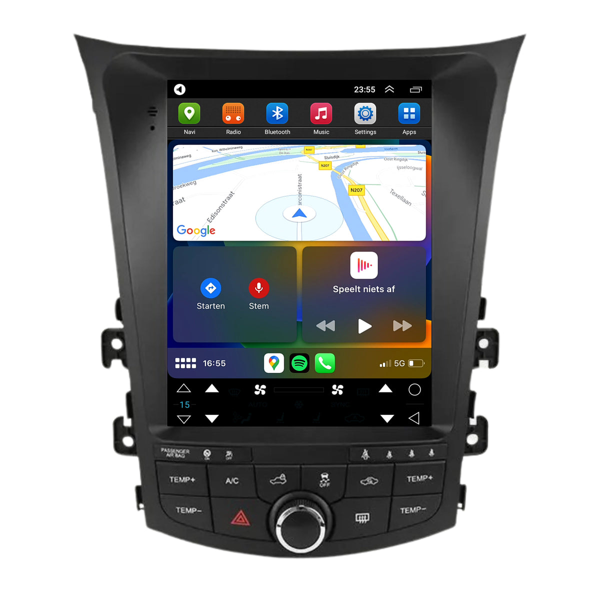 Hyundai i30 Tesla Style | Android 13 | Autoradio | 2012 t/m 2017 | CarPlay & Android Auto-5