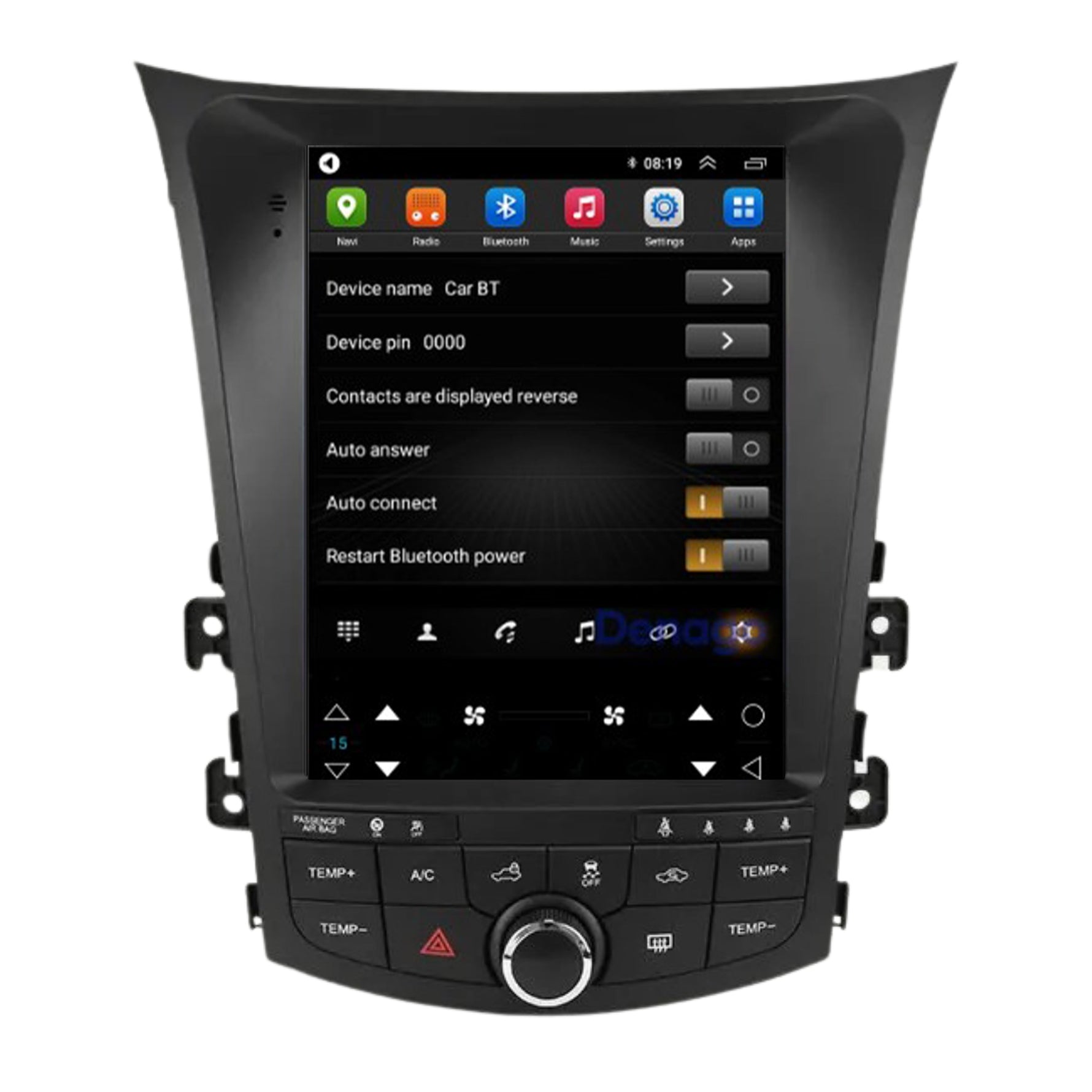 Hyundai i30 CarPlay autoradio | 2012 t/m 2017 | Denago DNG-A411 | Tesla Style | Android 13 | Draadloos CarPlay & Android Auto