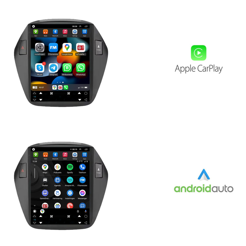 Hyundai ix35 CarPlay & Android Auto Autoradio | 2009 bis 2015 | Android 13 | Davilon | Großer Bildschirm-2