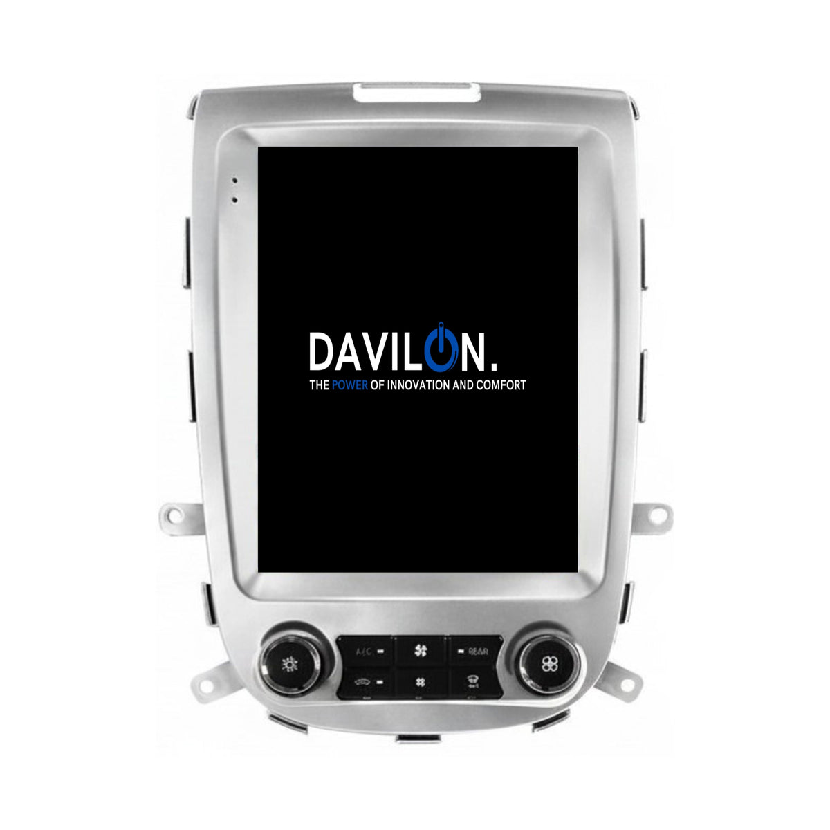 Hyundai Santa Fe 2 CarPlay & Android Auto autoradio | 2006 t/m 2012 | Android 15 | Davilon | Zilver-8