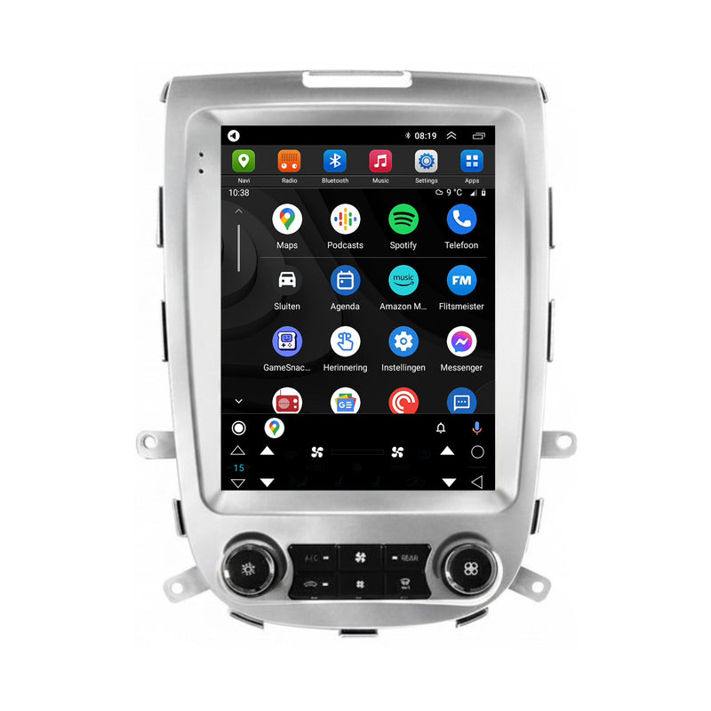 Hyundai Santa Fe 2 CarPlay & Android Auto autoradio | 2006 t/m 2012 | Android 15 | Davilon | Zilver-3