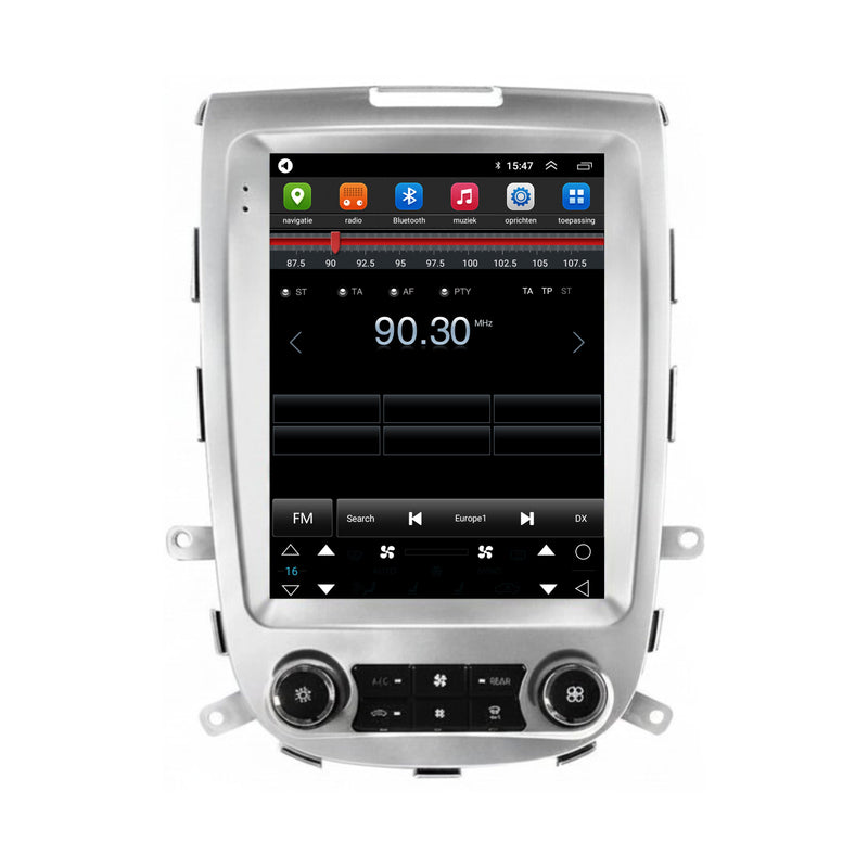 Hyundai Santa Fe 2 CarPlay & Android Auto autoradio | 2006 t/m 2012 | Android 15 | Davilon | Zilver-7