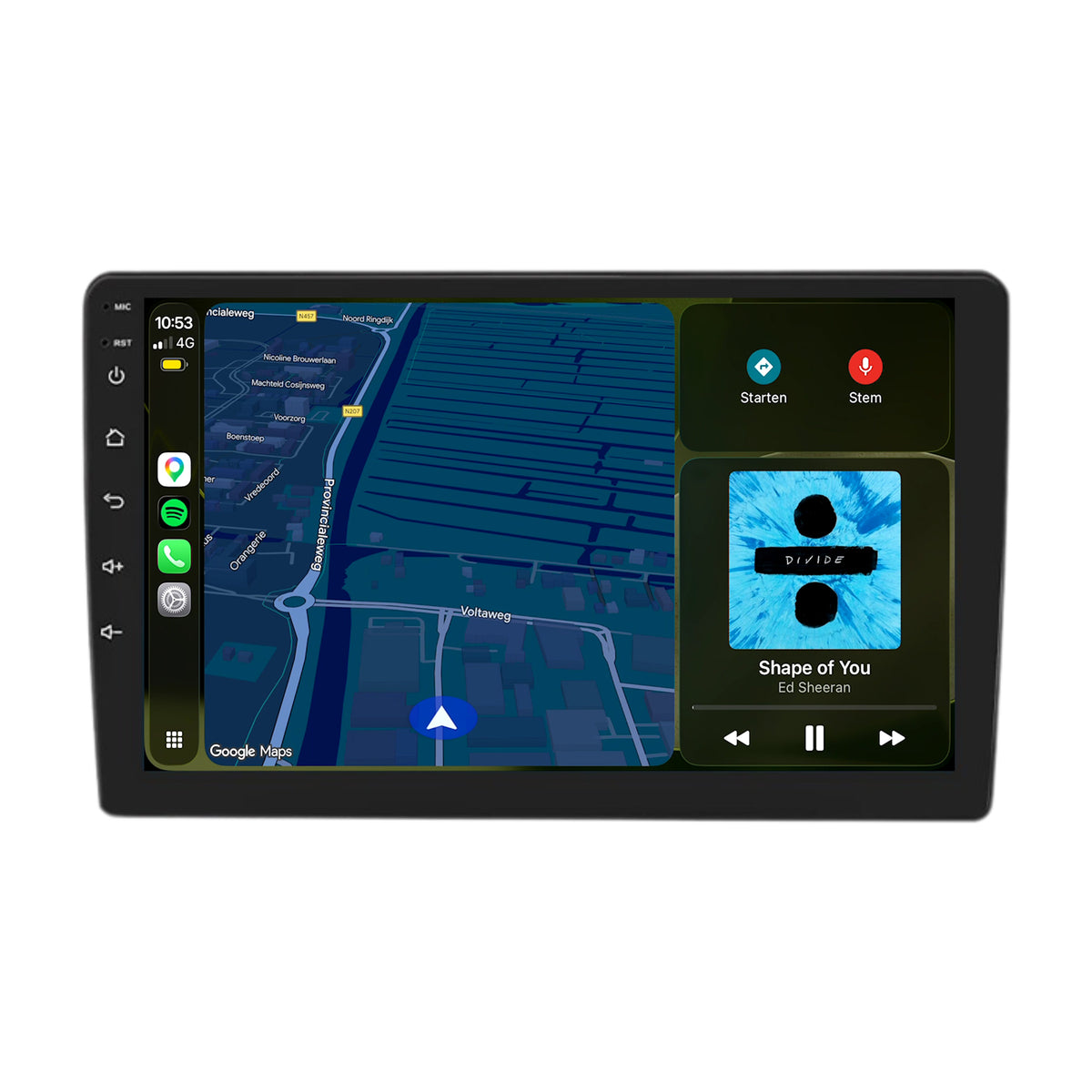 Jeep Compass CarPlay & Android Auto autoradio | 2010 t/m 2016 | Android 15 | Davilon-4