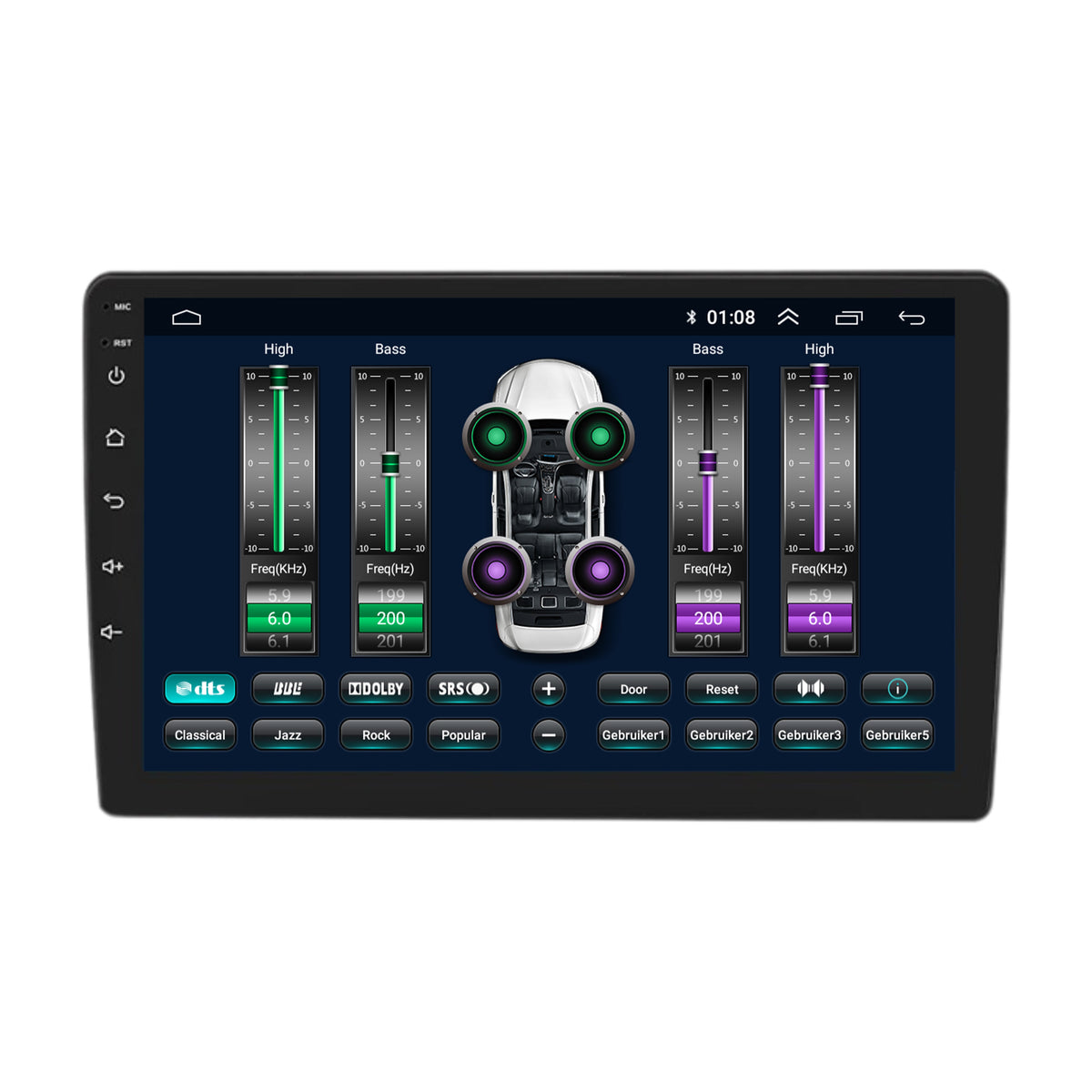 Jeep Liberty CarPlay & Android Auto autoradio | 2008 t/m 2016 | Android 15 | Davilon-6