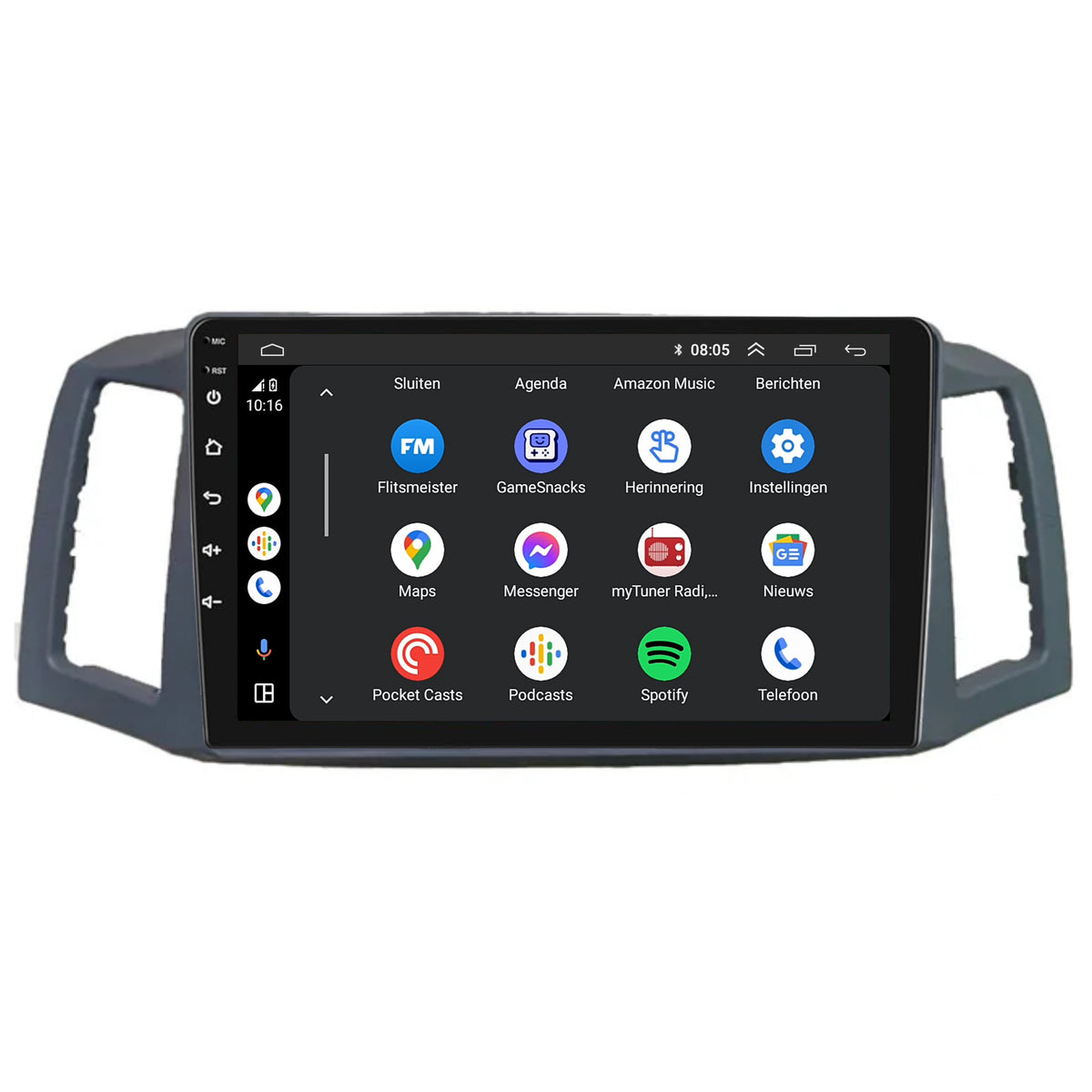 Jeep Grand Cherokee CarPlay & Android Auto autoradio | 2004 t/m 2007 | Android 15 | Davilon | 9 inch-3